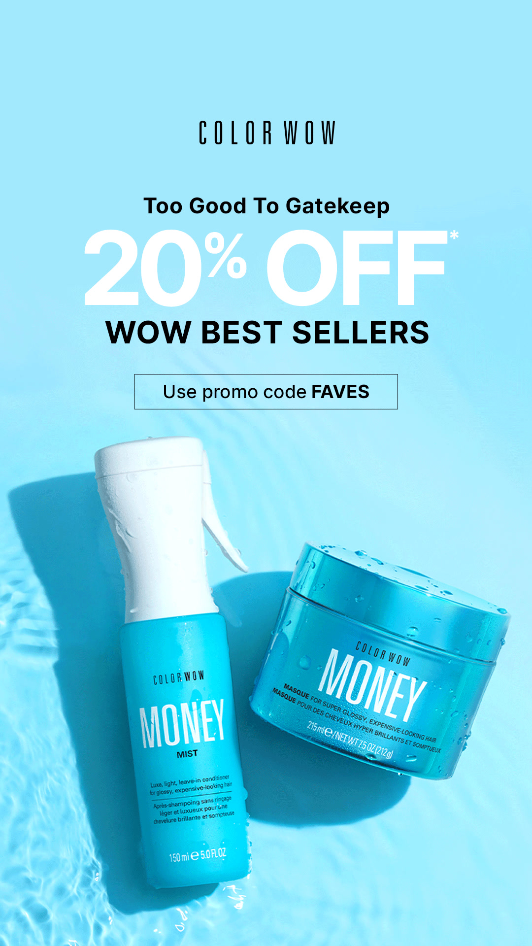 Color Wow Facebook ad