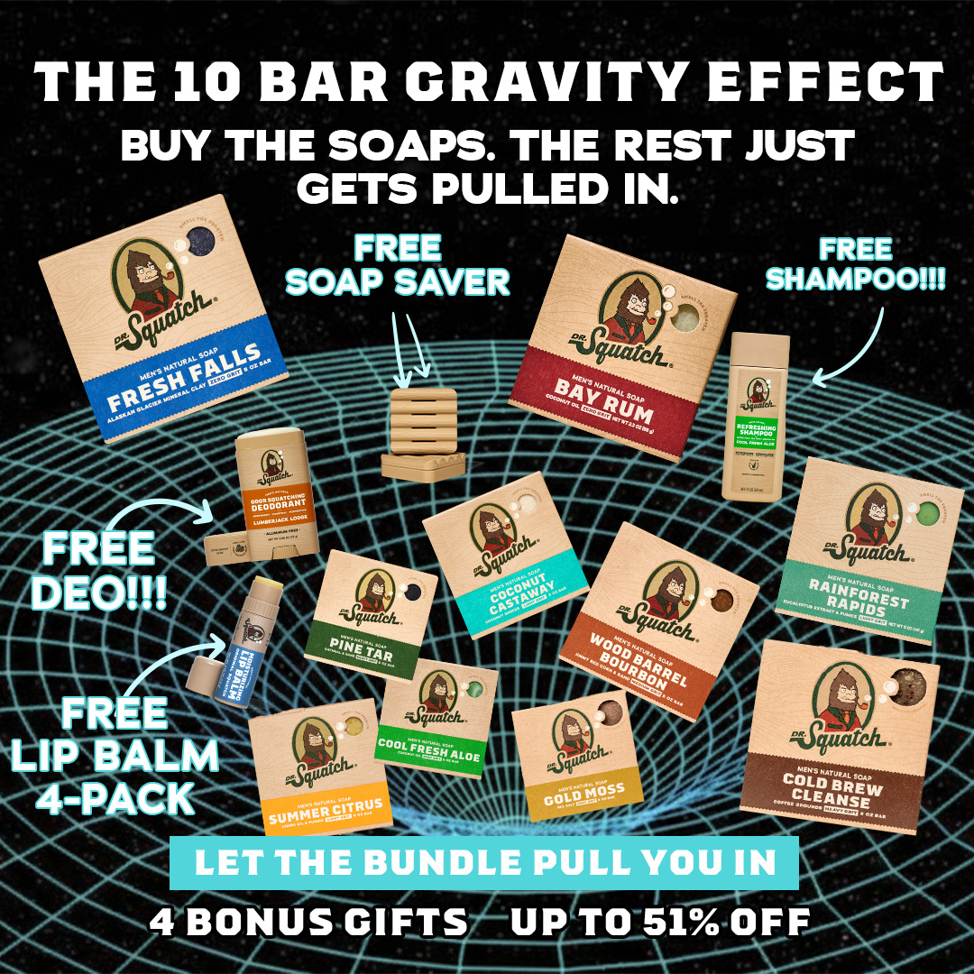 Dr. Squatch Facebook ad