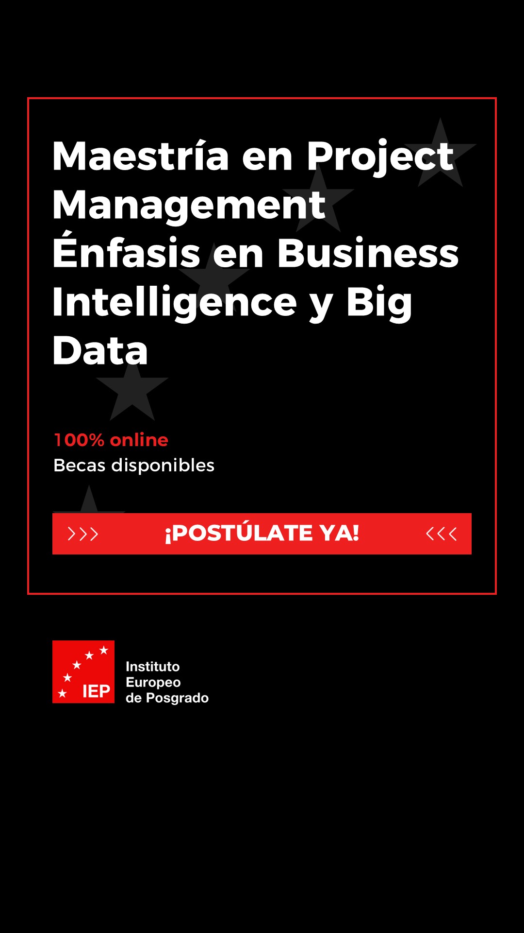 IEP - Instituto Europeo de Posgrado Facebook ad