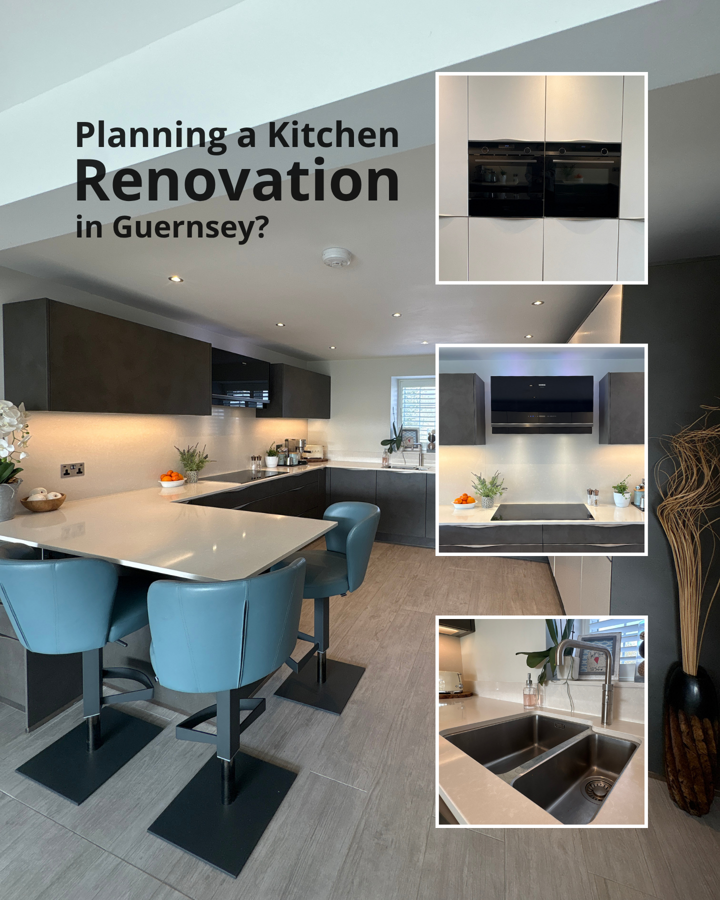 Platinum Interiors Ltd Facebook ad: Bespoke kitchens, designed for Guernsey homes