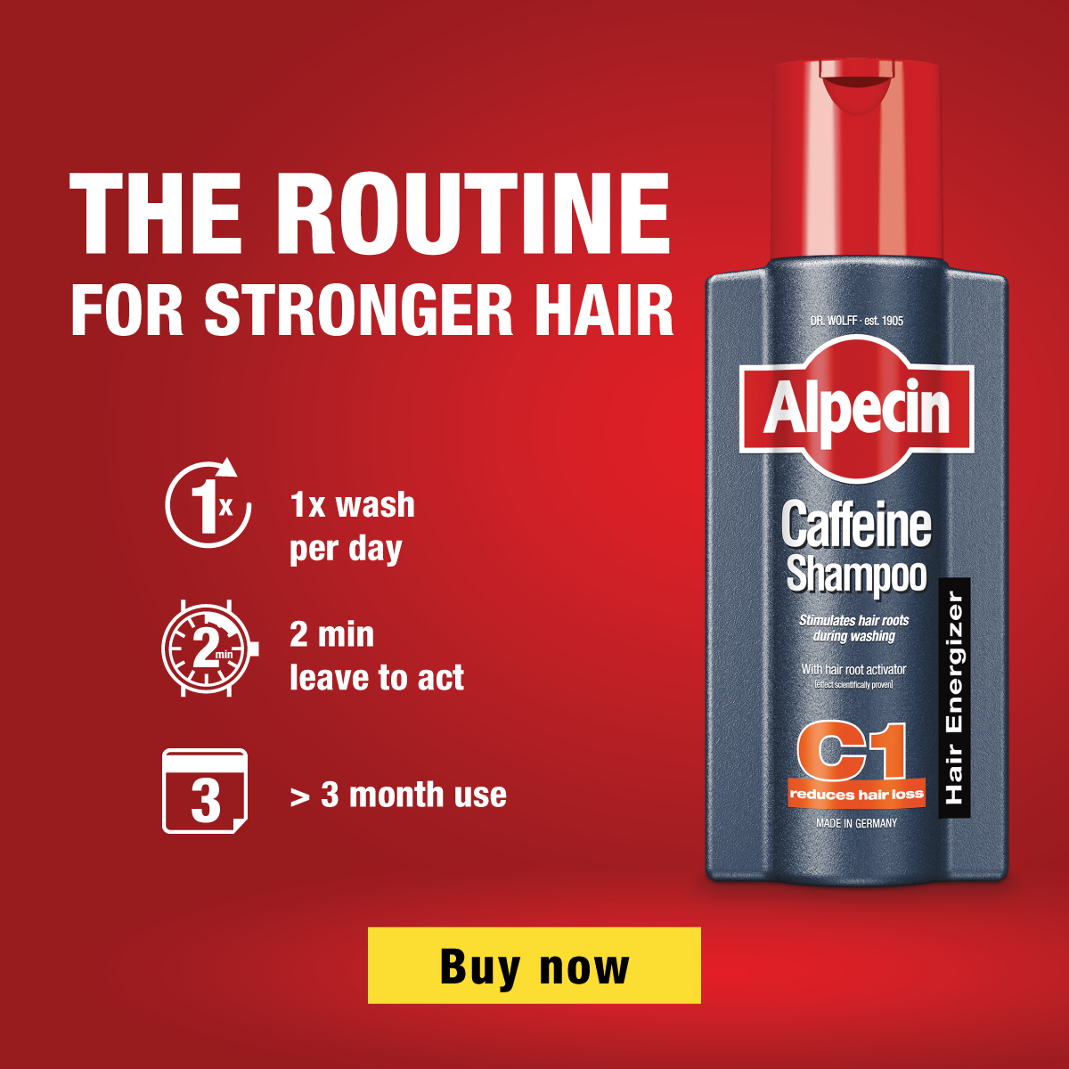 Alpecin Facebook ad