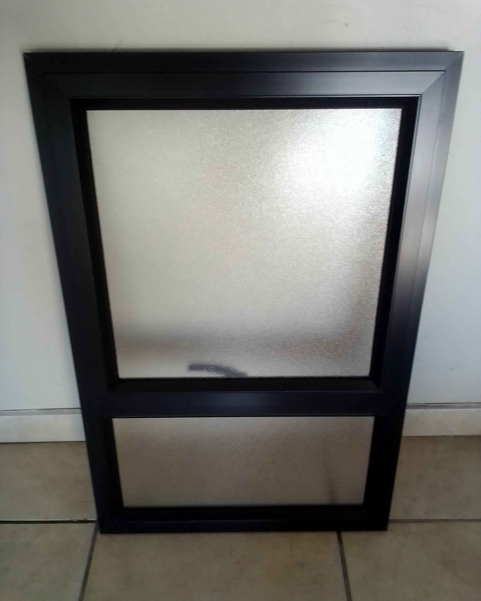 Door Man Facebook ad: Brand New Wispeco Aluminium Window (600 x 900) obscure glass