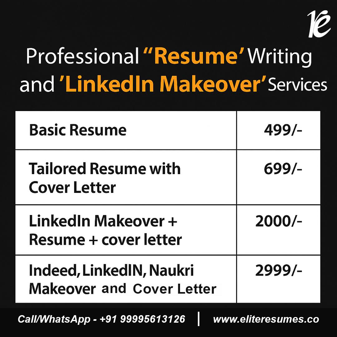 Elite Resumes Facebook ad