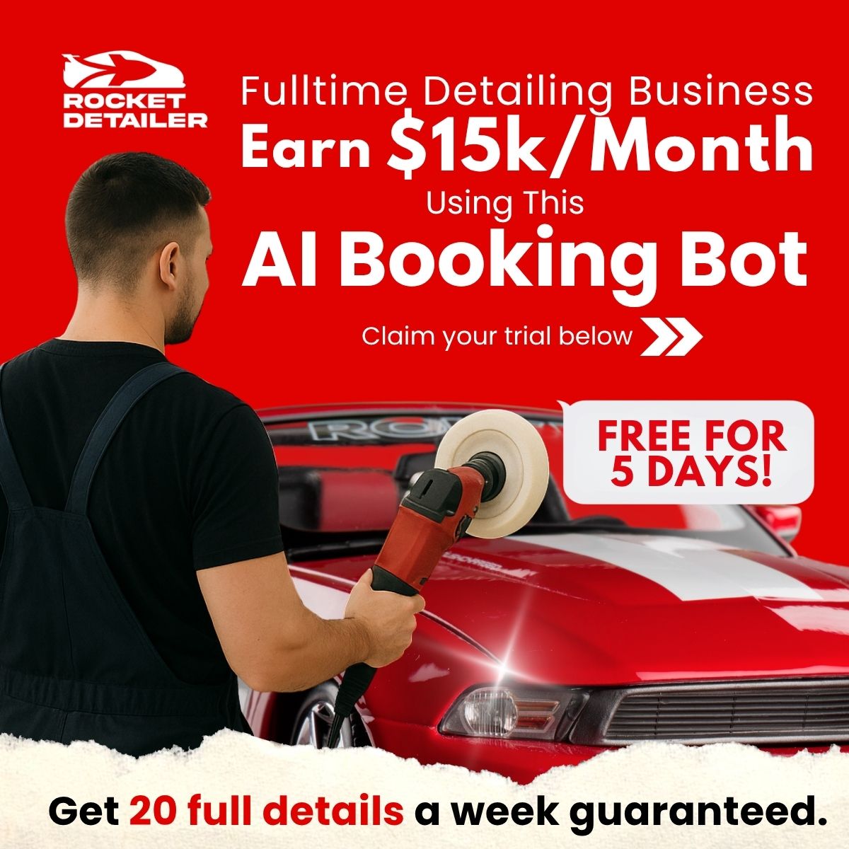 Rocket Detailer Facebook ad