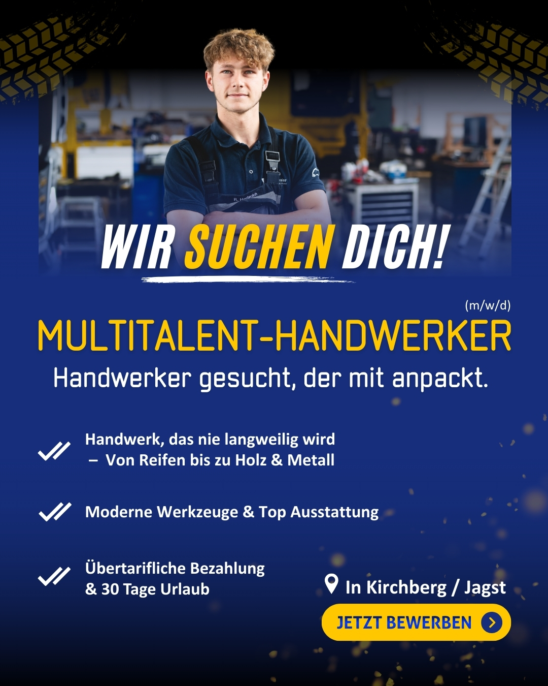 Stegmaier Nutzfahrzeuge GmbH Facebook ad: Multitalent-Handwerker (m/w/d) gesucht