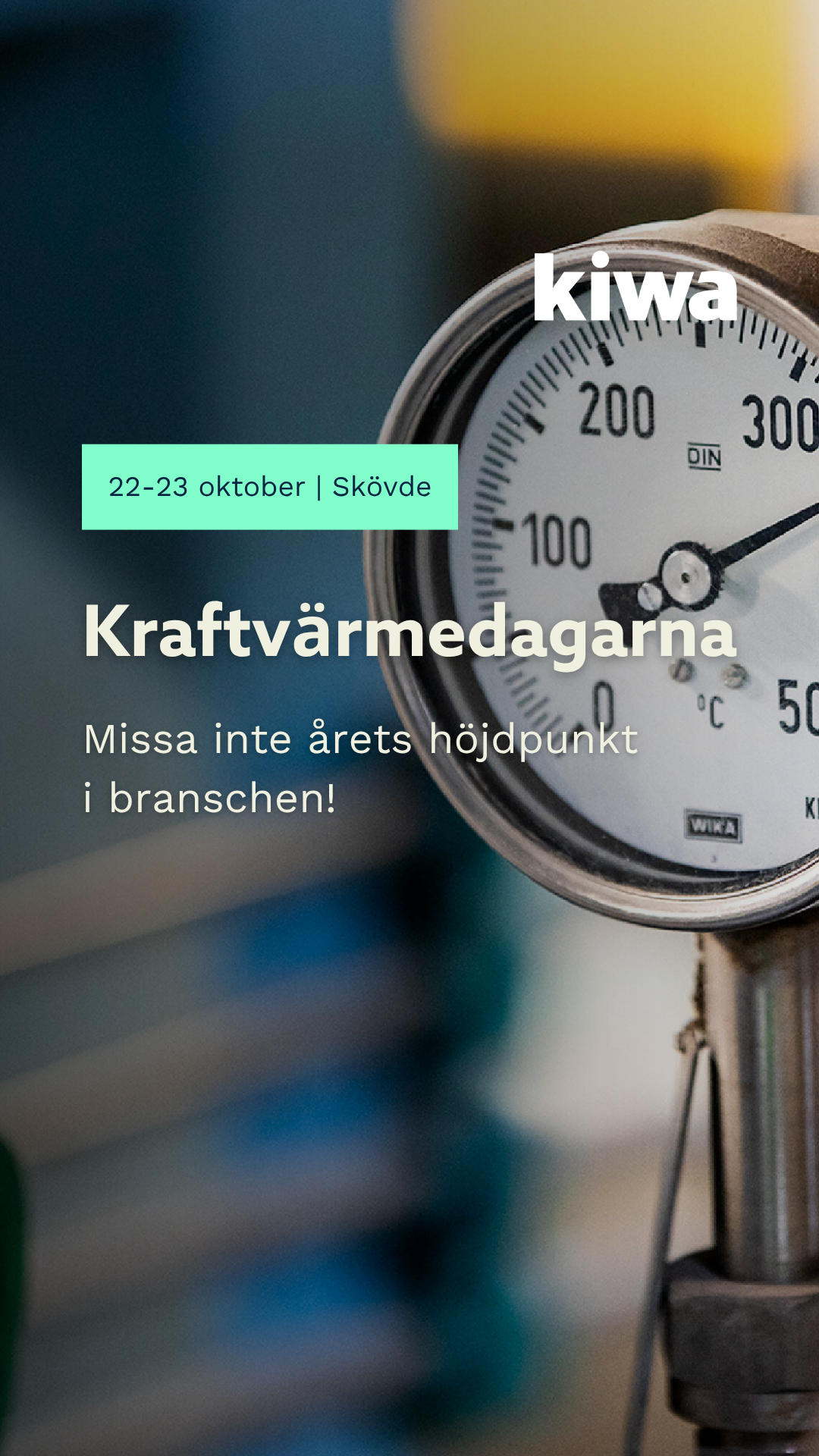 Kiwa Sverige Facebook ad: Kraftvärmedagarna | Skövde