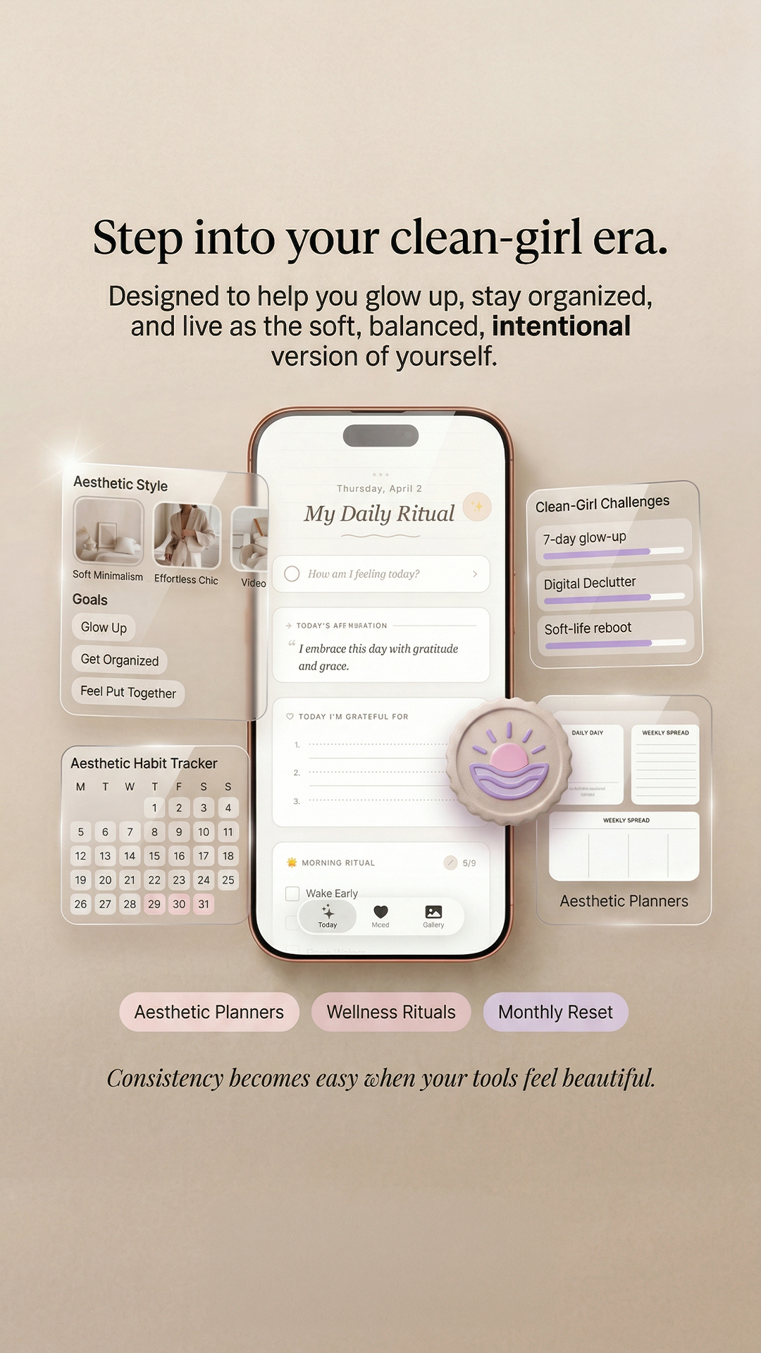 That Girl Habits: Become a Clean Girl Facebook ad