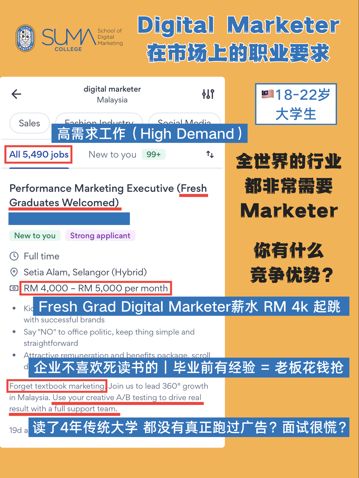 SUMA College - School of Digital Marketing Facebook ad