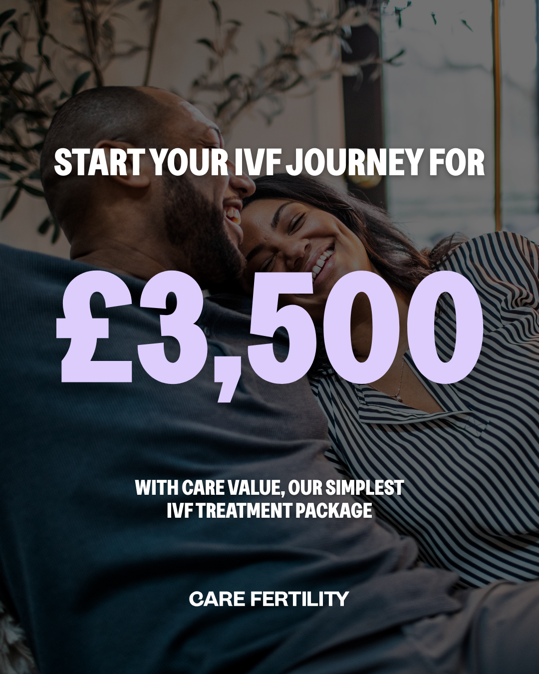 Care Fertility Facebook ad
