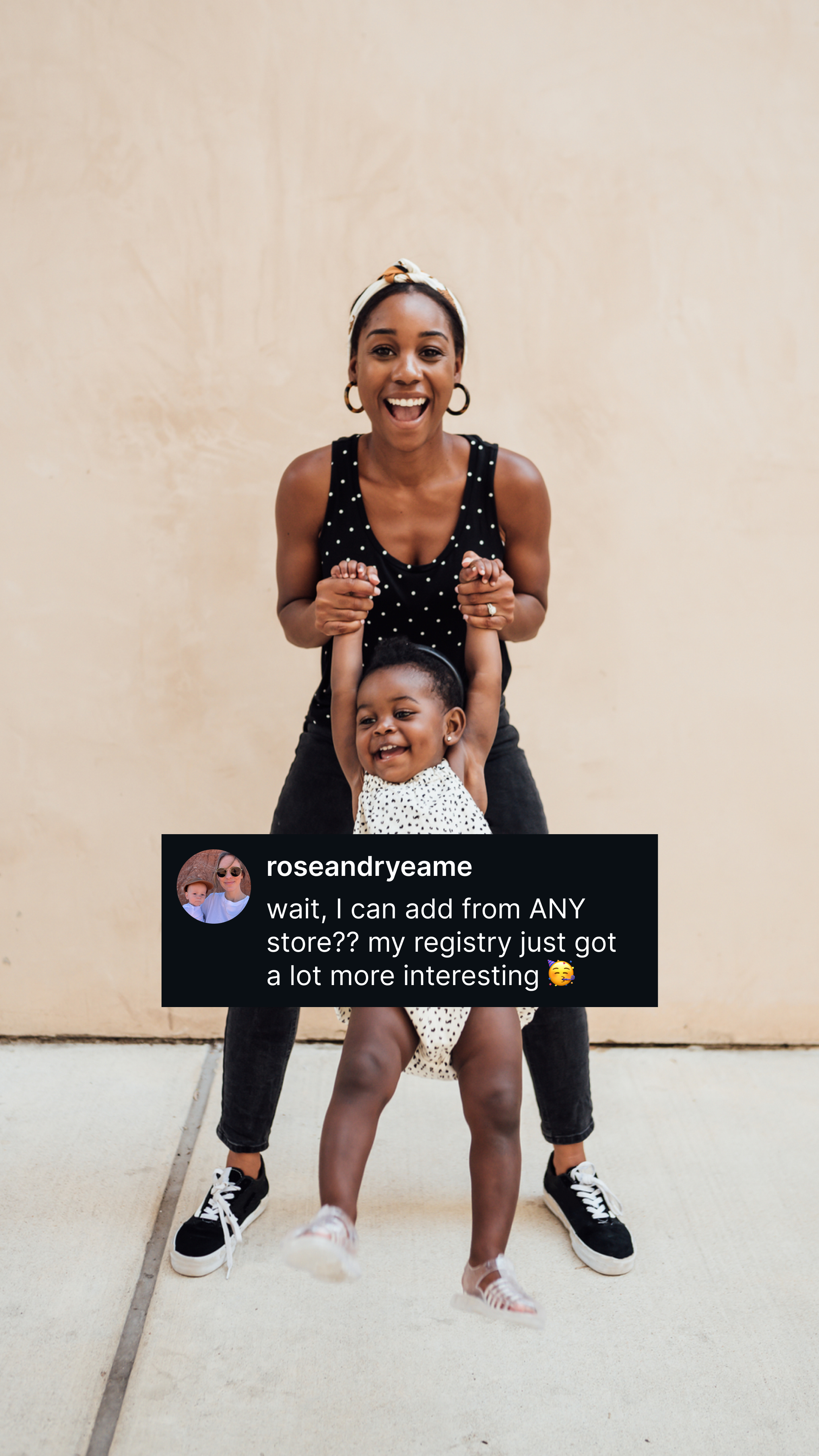 Babylist Facebook ad