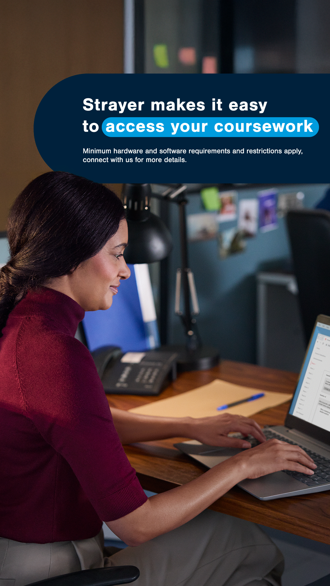 Strayer University Facebook ad