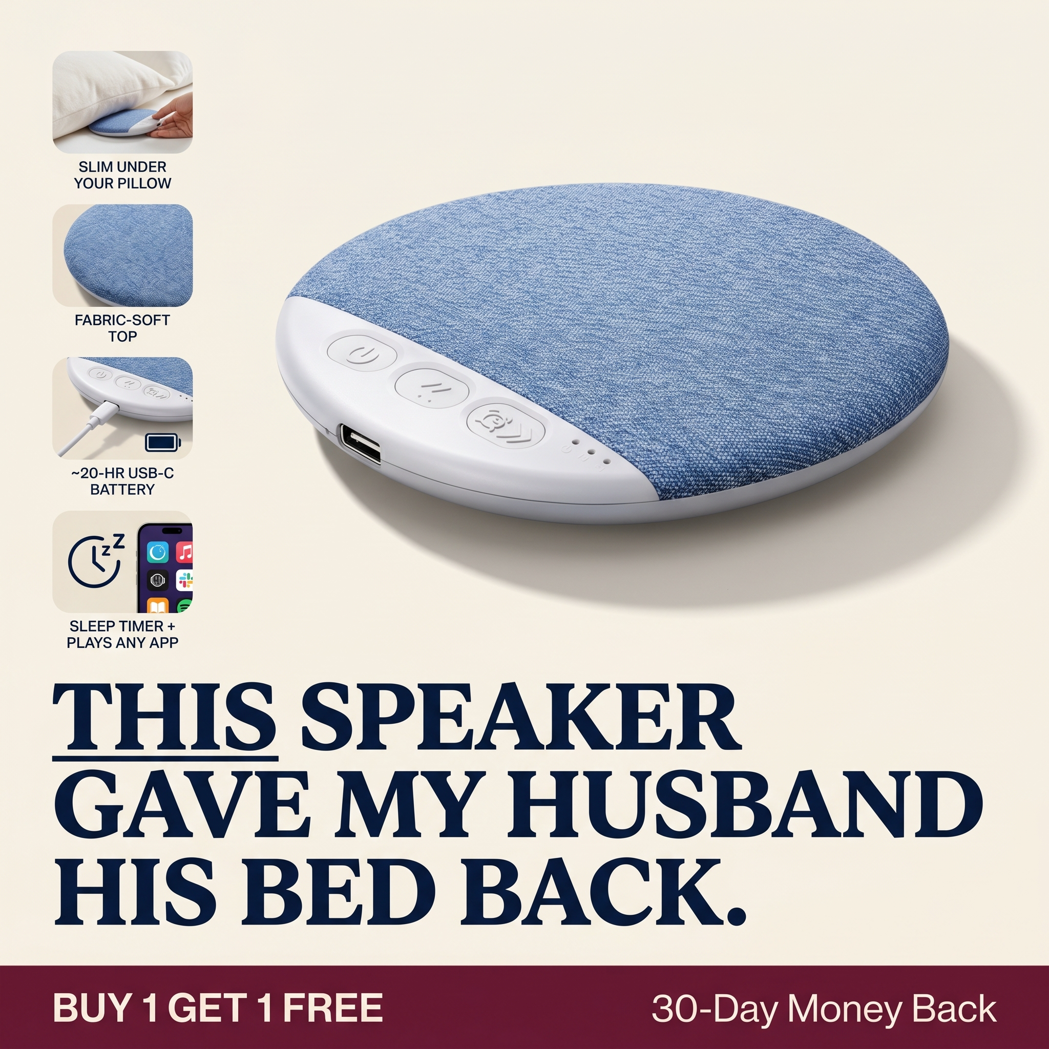 PilloPod Facebook ad