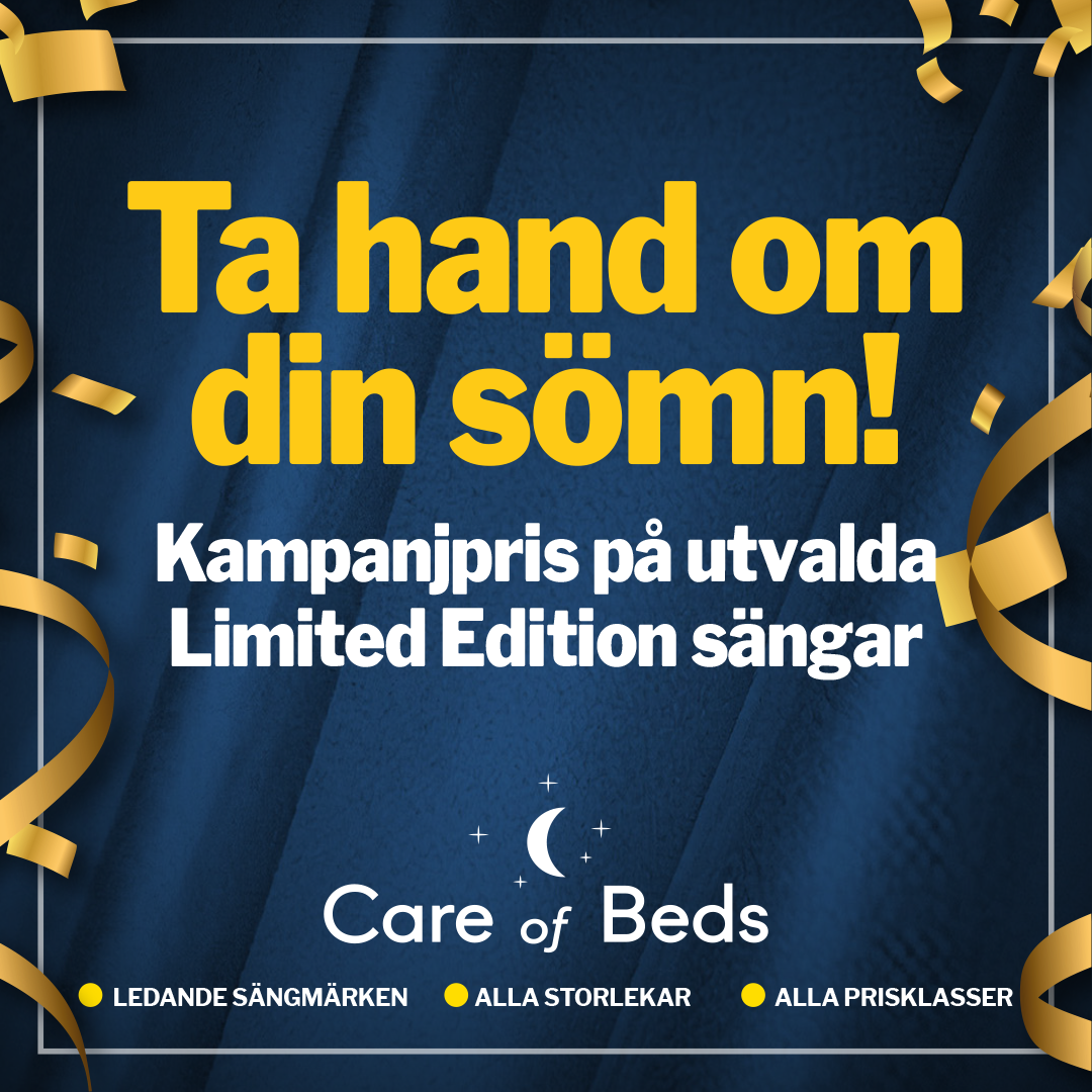 Careofbeds Facebook ad: Allt för sovrummet 365 dagar om året …