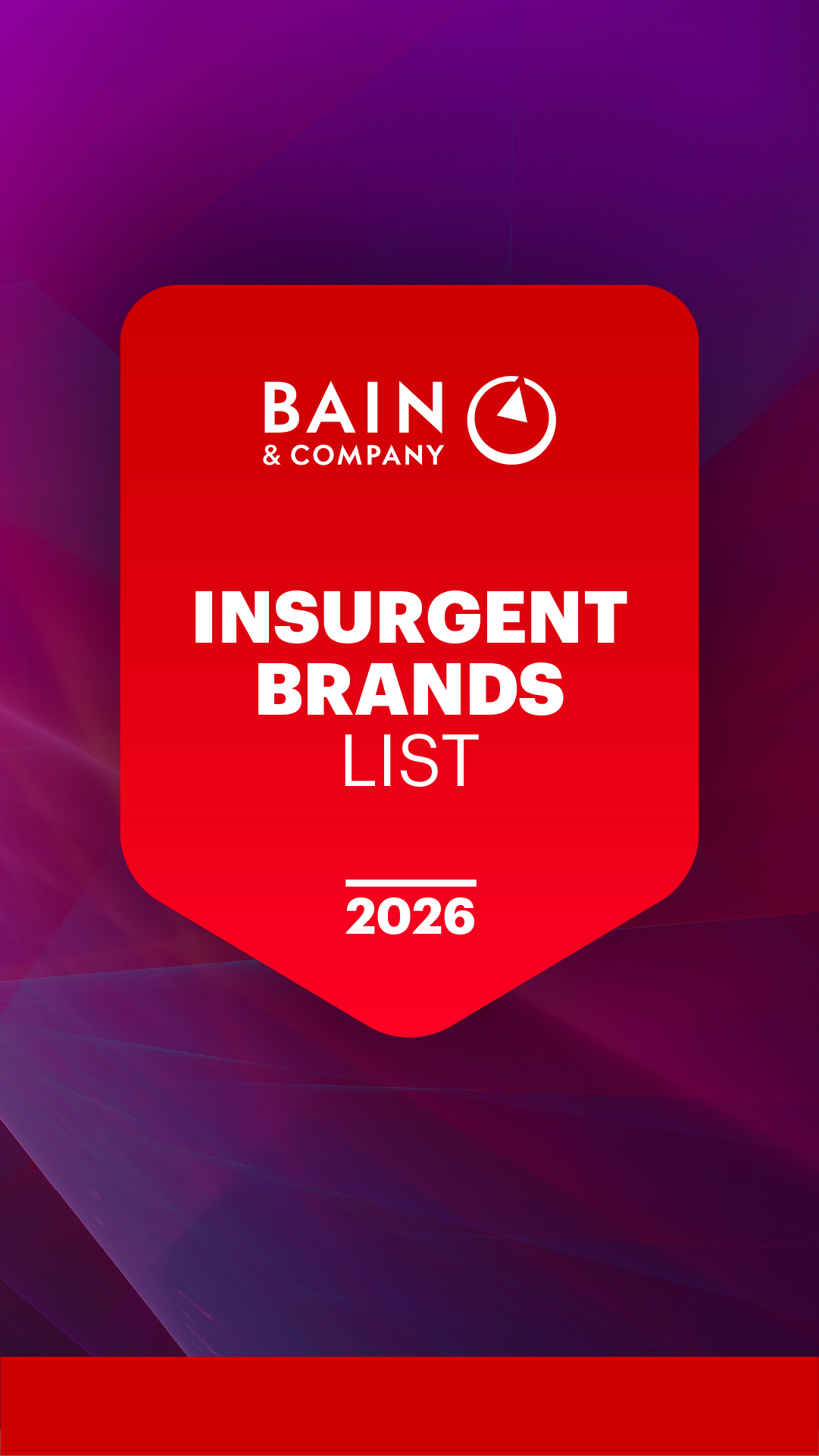 Bain & Company Facebook ad from May 8, 2026