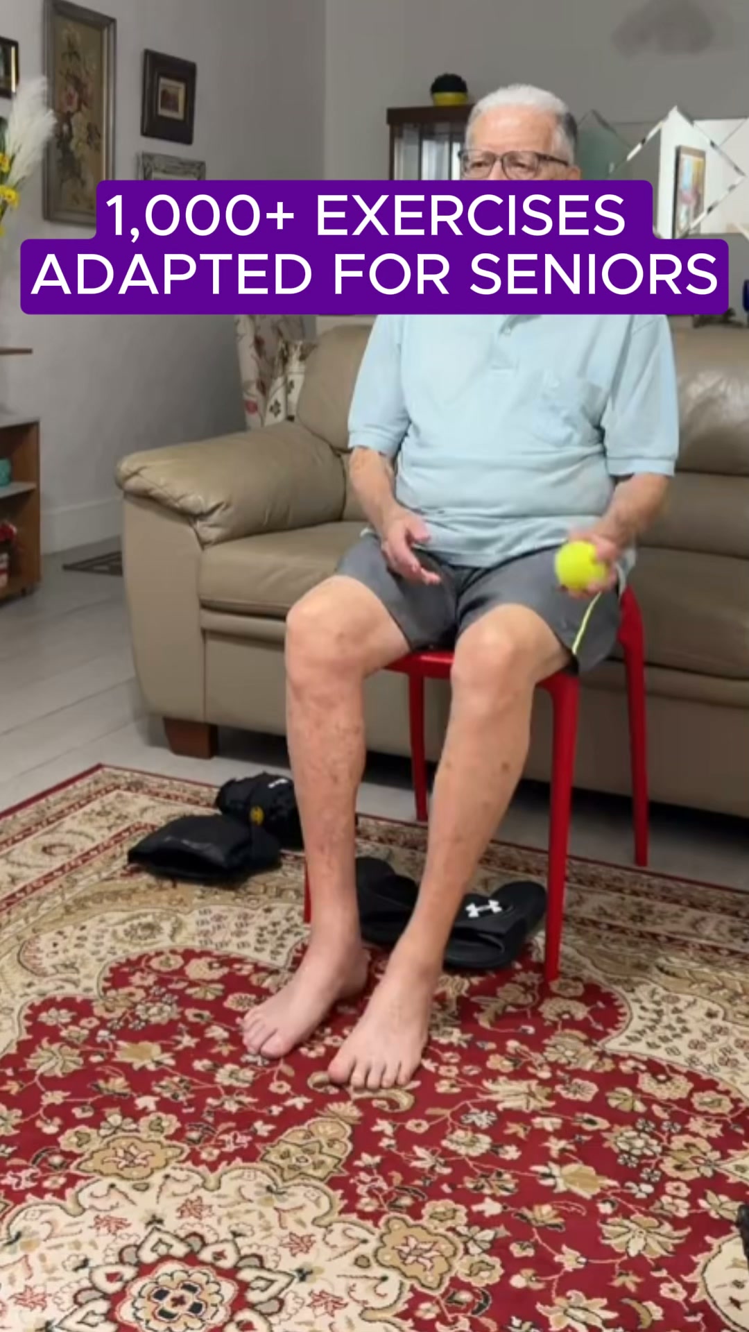 OT Toolkit Facebook ad: 1,000+ Senior Exercises & Activities