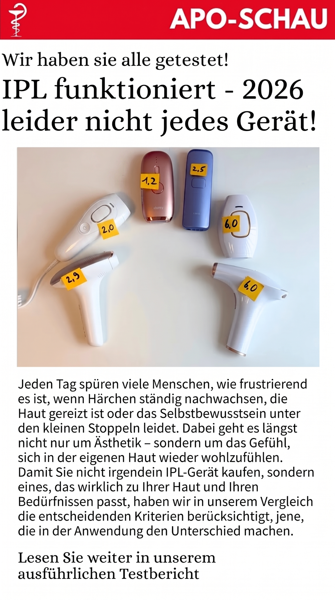 APO Schau Facebook ad