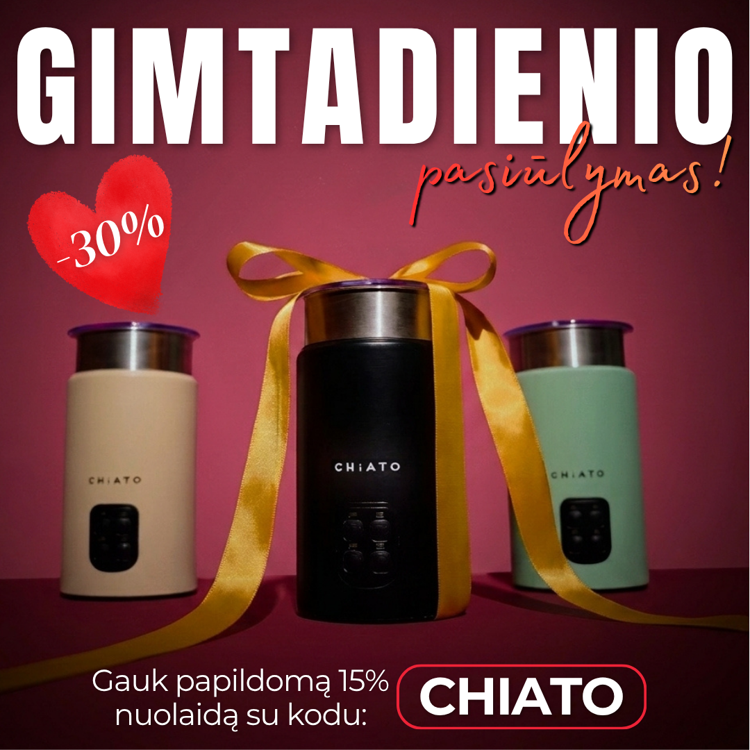 Kavos Draugas Lietuva Facebook ad: Iki -30% + kodas: CHIATO