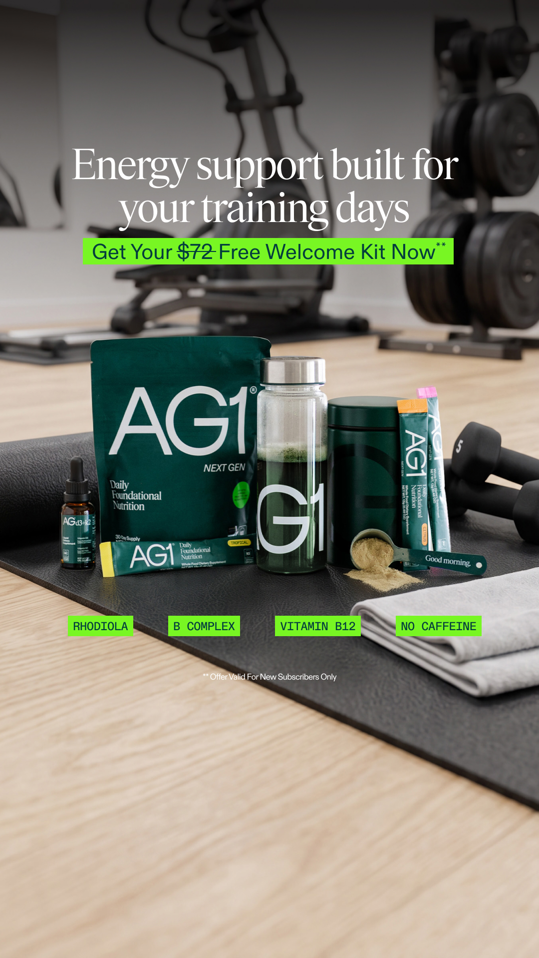 AG1 by Athletic Greens Facebook ad