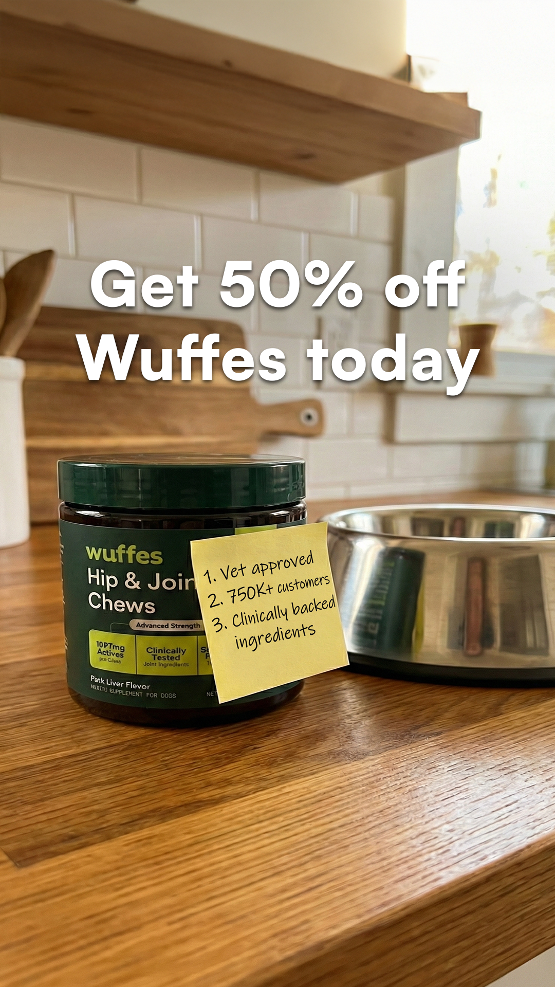 Wuffes Facebook ad