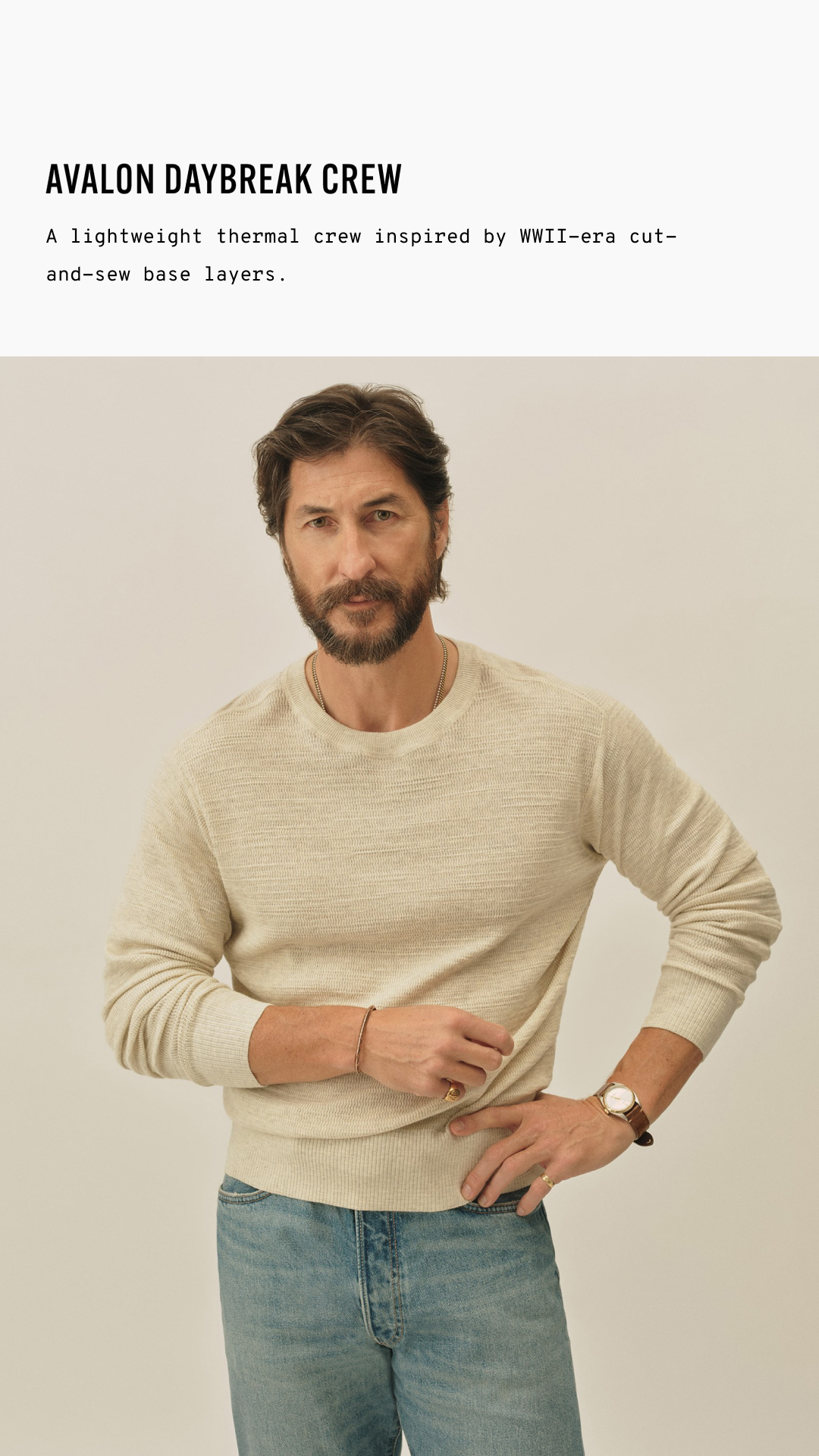 Buck Mason Facebook ad