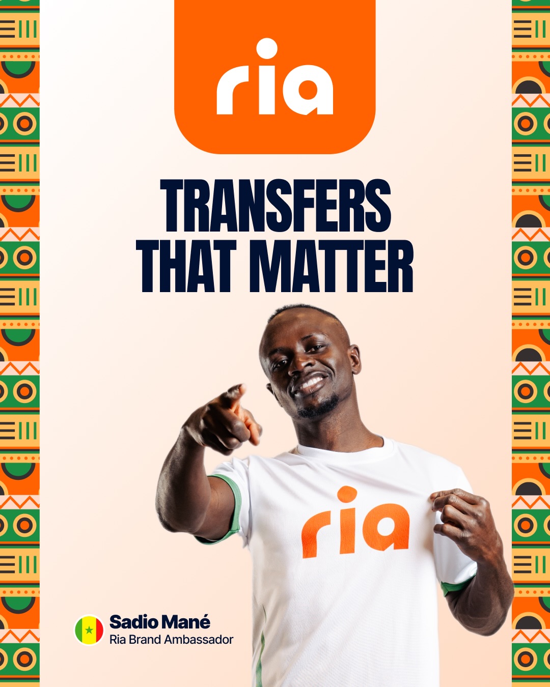 Ria Money Transfer Facebook ad