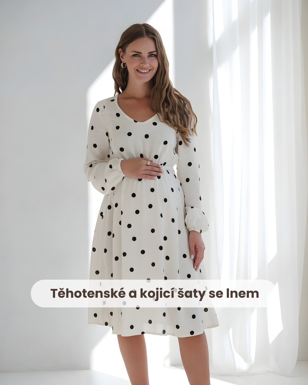 𝐁Í𝐋Á 𝐓𝐀𝐑𝐀 𝐌𝐚𝐦𝐚𝐋𝐚𝐧𝐝 - móda pro těhotné a kojící maminky Facebook ad: Těhotenské a kojicí šaty Lovely 3v1, elegance pro…