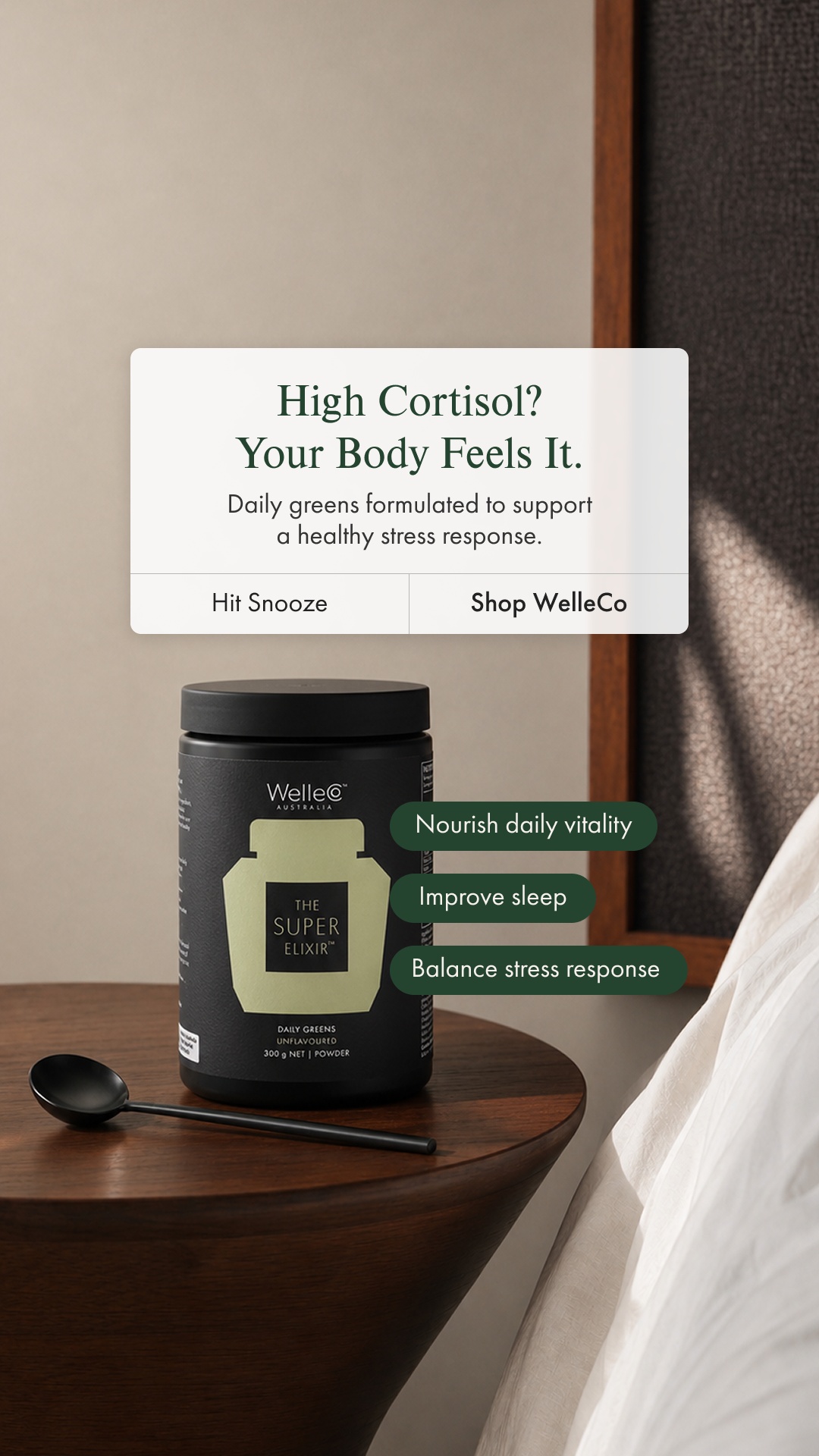 WelleCo Facebook ad