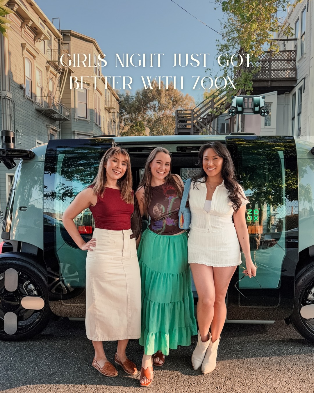 Mikayla Wine Style Facebook ad: @Zoox is stepping up girls night out by…