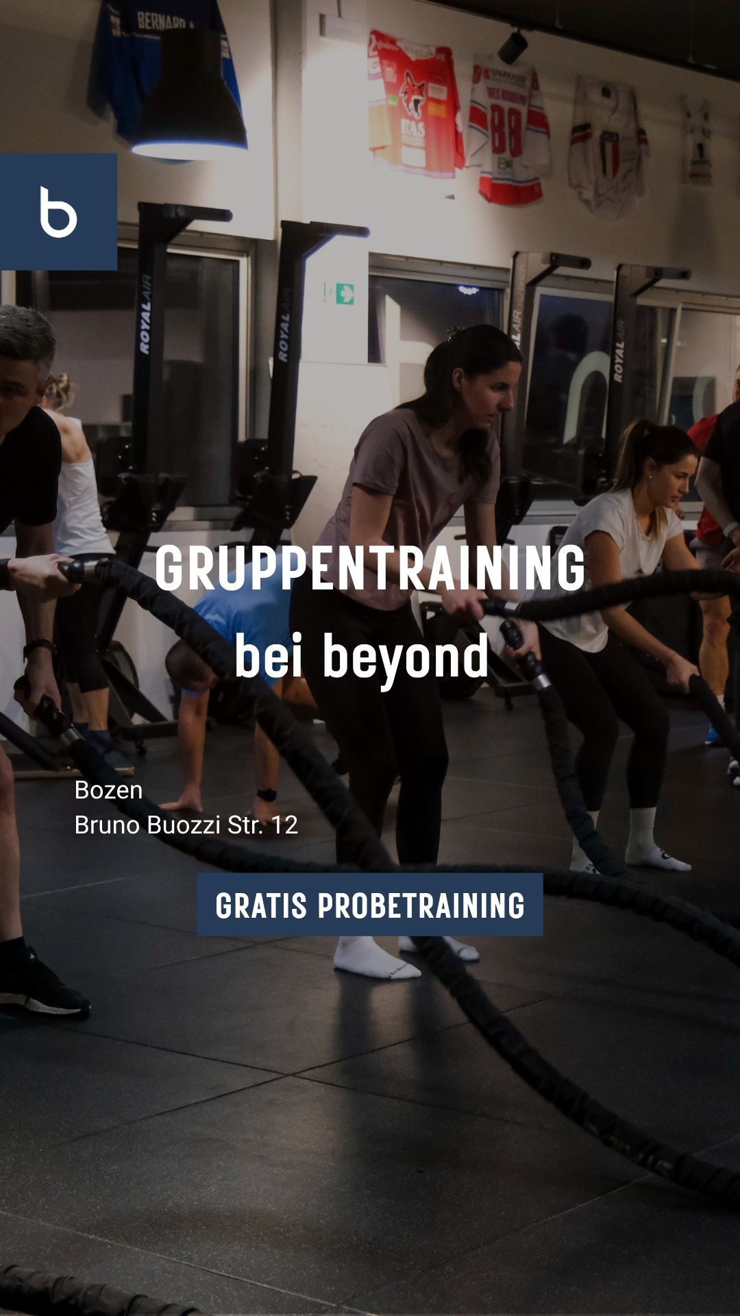 Beyond - Human Performance Facebook ad: Gruppentraining bei beyond