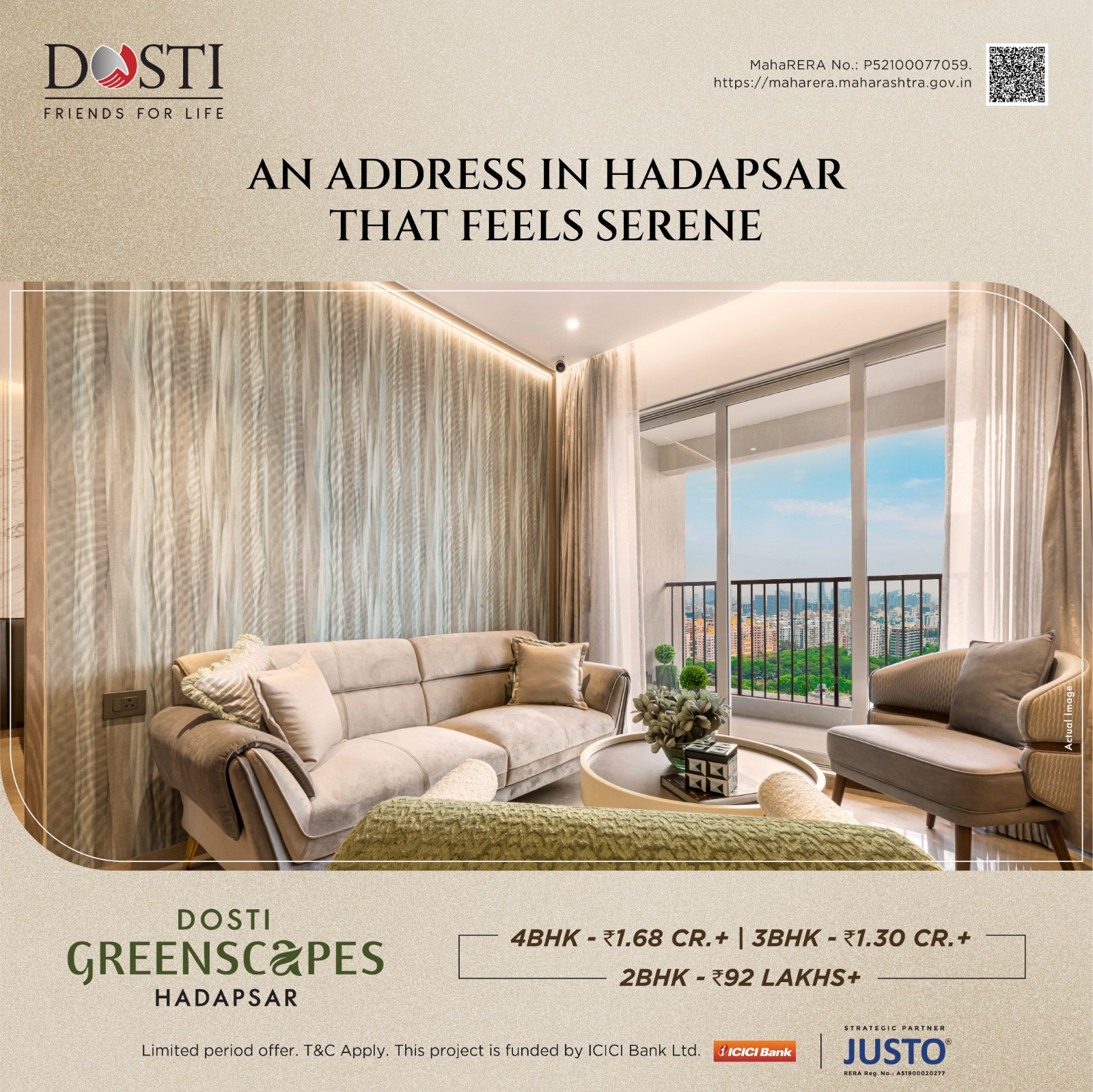 Dosti Realty Facebook ad