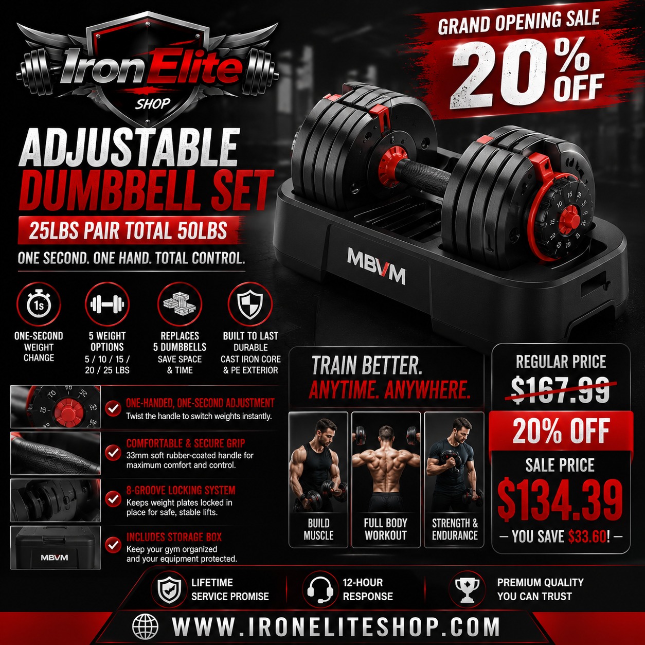 IronElite Shop Facebook ad
