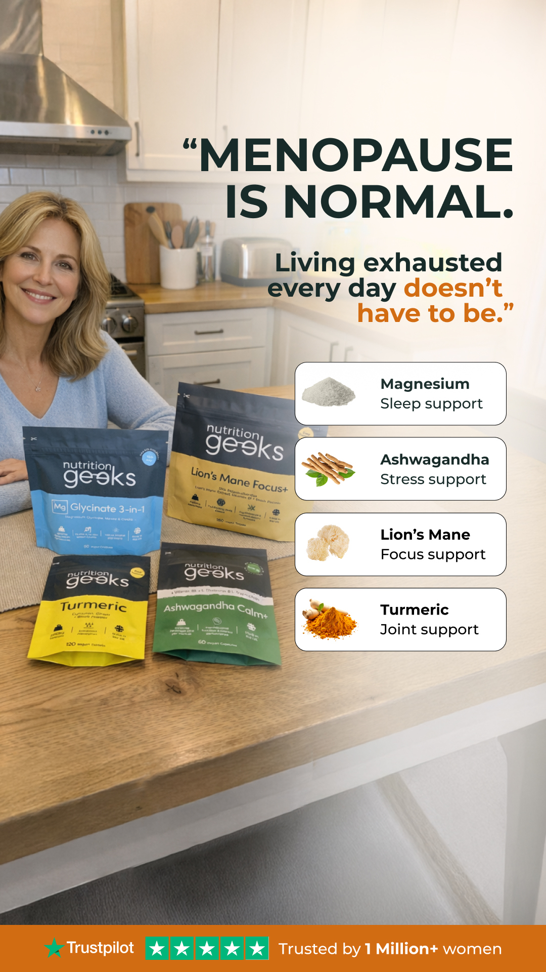 Nutrition Geeks Facebook ad