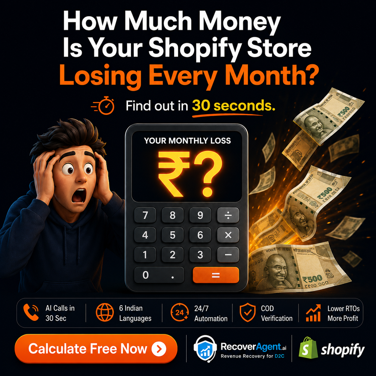Recover Agent Facebook ad from Jul 6, 2026
