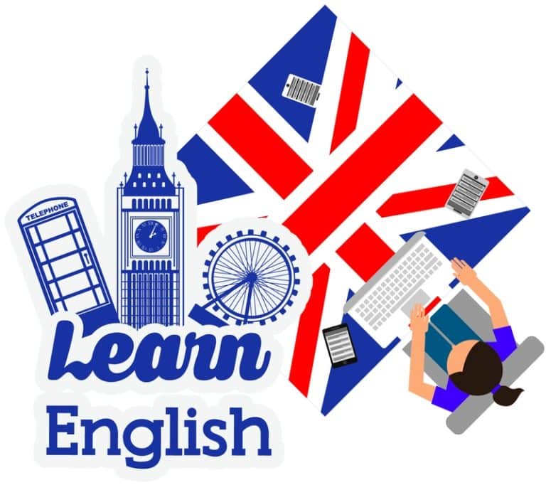 Anglais à la carte Facebook ad: Apprendre l'anglais différemment.