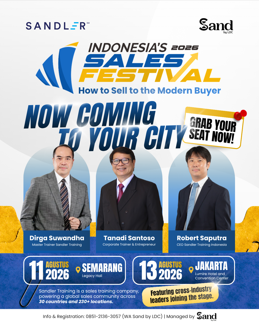 Sandler Training Facebook ad: INDONESIA’S SALES FESTIVAL 2026 IS COMING TO YOUR…
