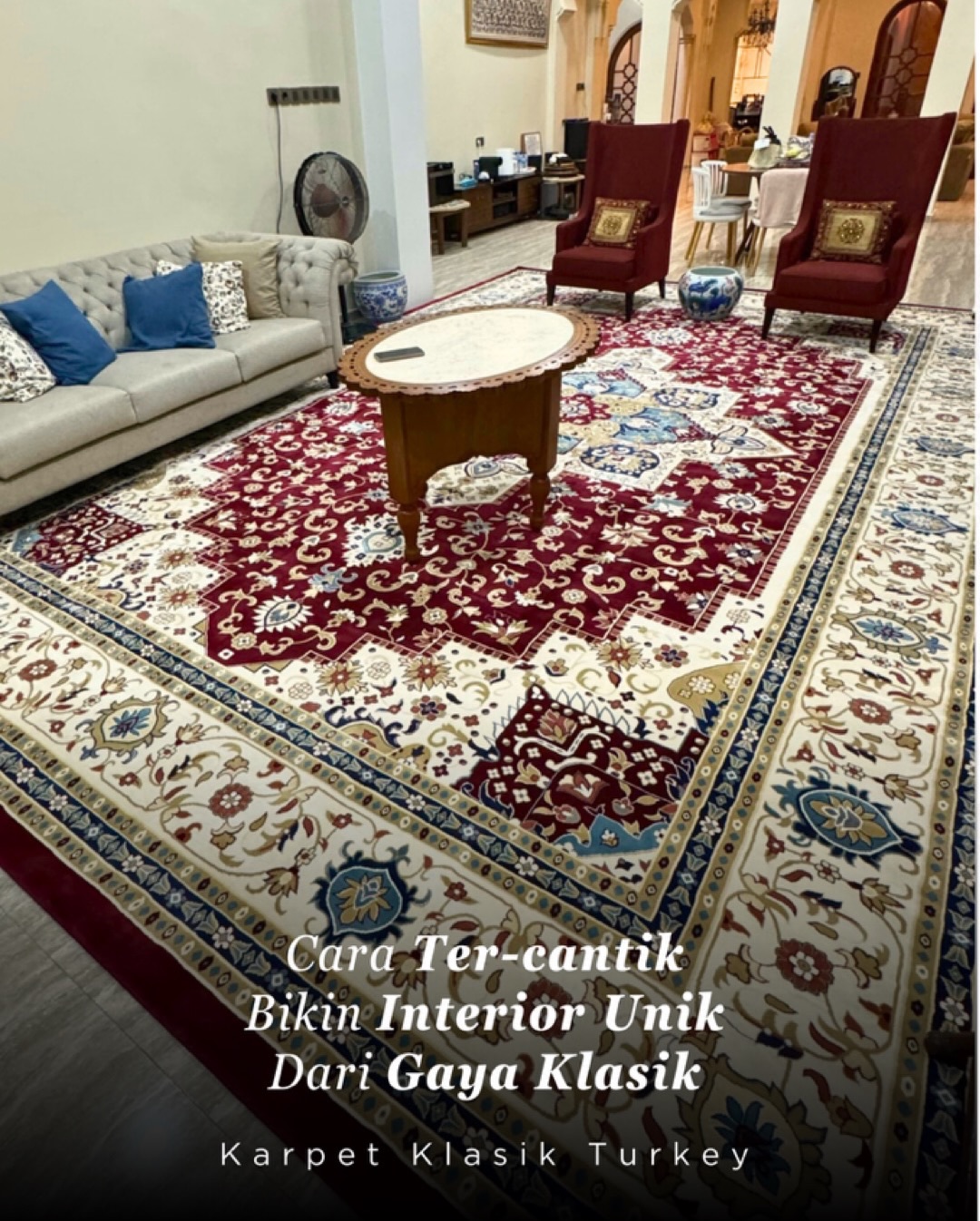 Aman Oriental Carpets surabaya Facebook ad: [Save & Share ya] IDE HUNIAN BERGAYA KLASIK?!