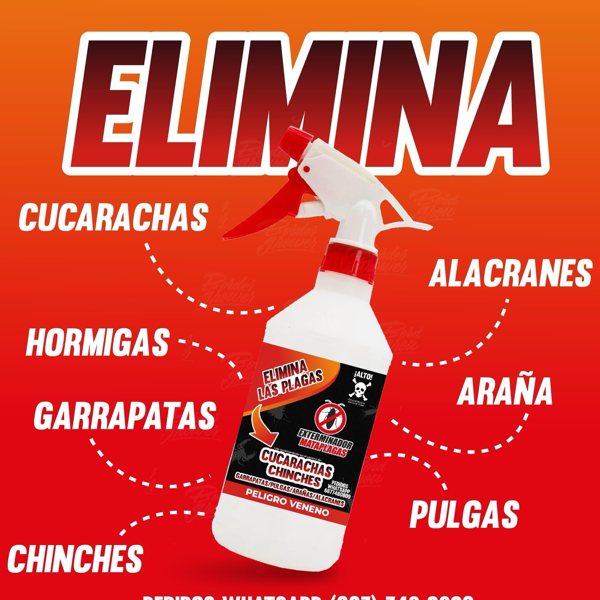 Exterminante MataPlagas Hermosillo Facebook ad: 1L X $175 GRATIS ENVIO