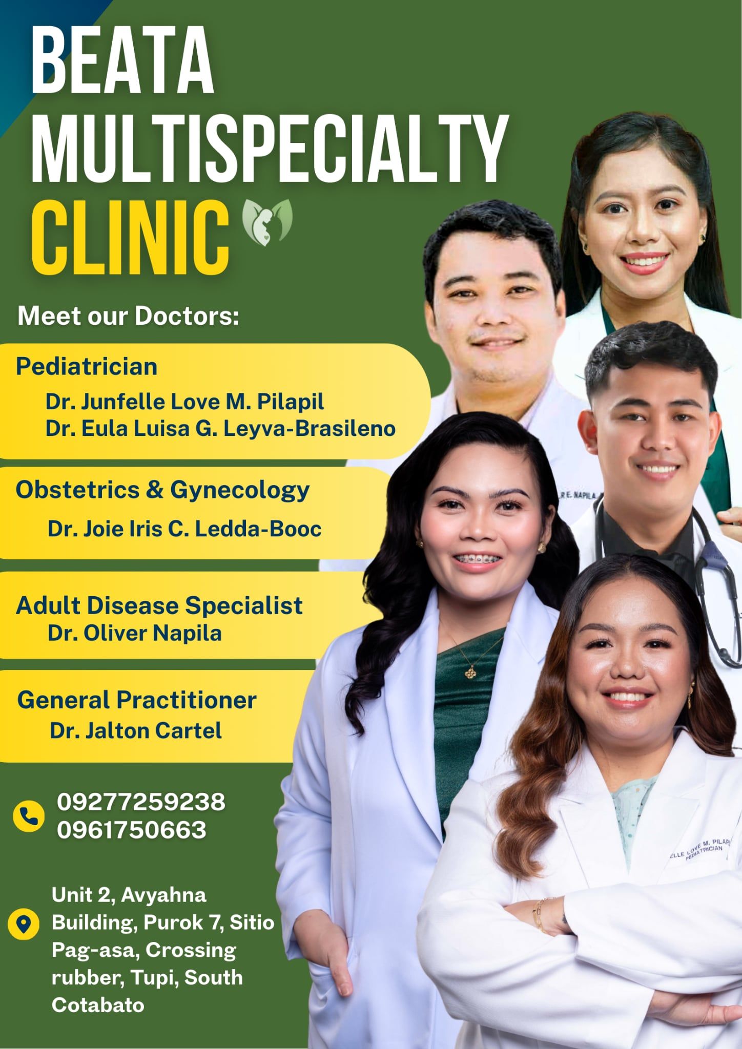 Beata Multi-Specialty Clinic Facebook ad: We are truly grateful for your continuous support…