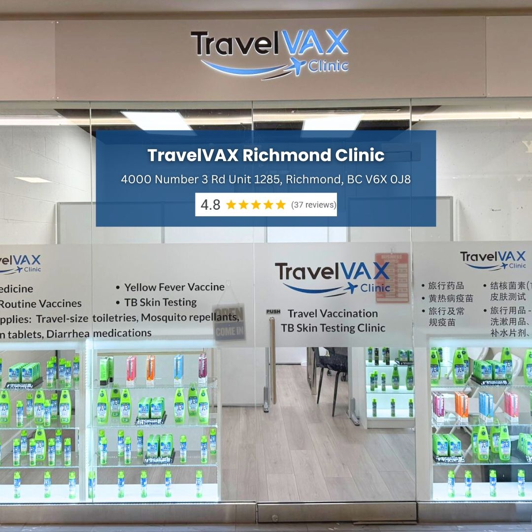 Travelvax Clinic Facebook ad