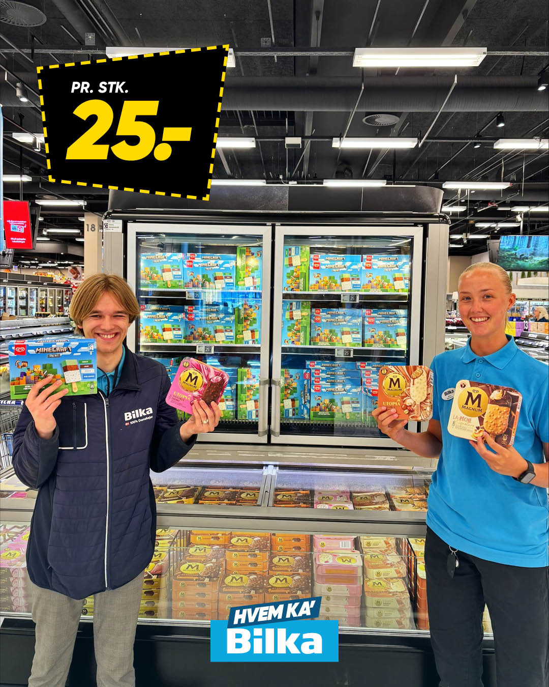 Bilka Facebook ad: Se mere i avisen