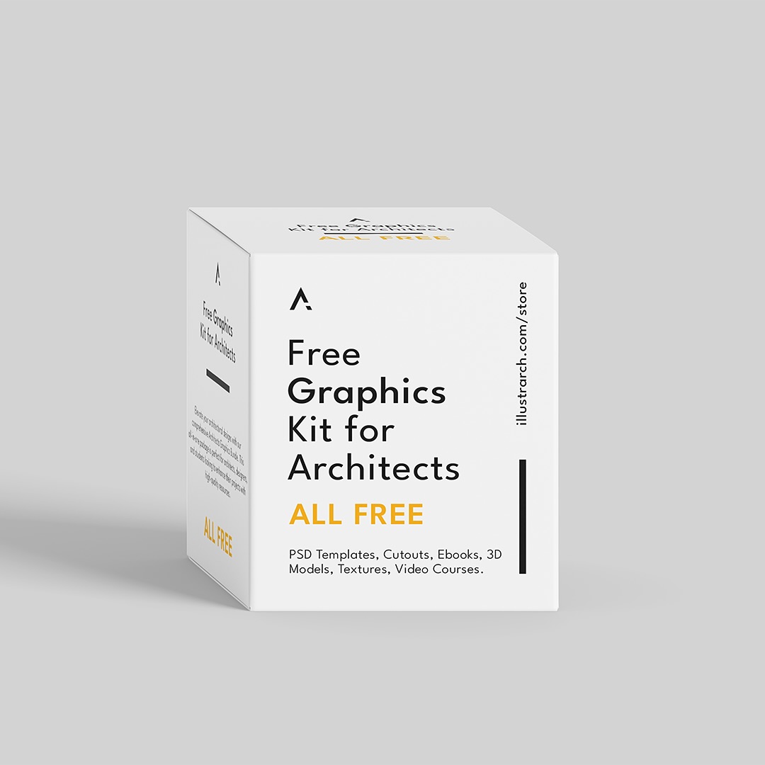 IllustrArch Facebook ad: Free Graphics/Knowledge Kit for Architects