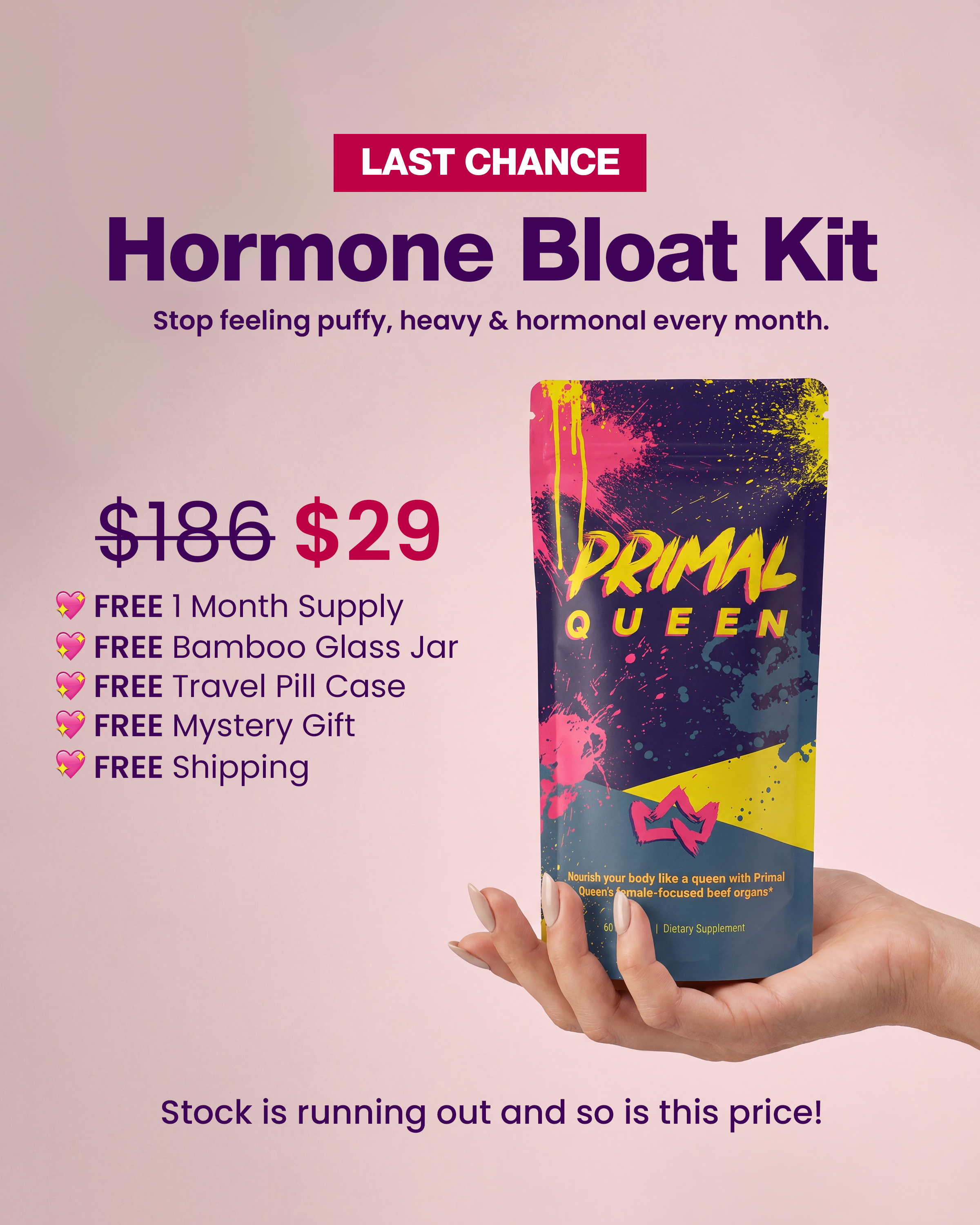 Primal Queen Facebook ad