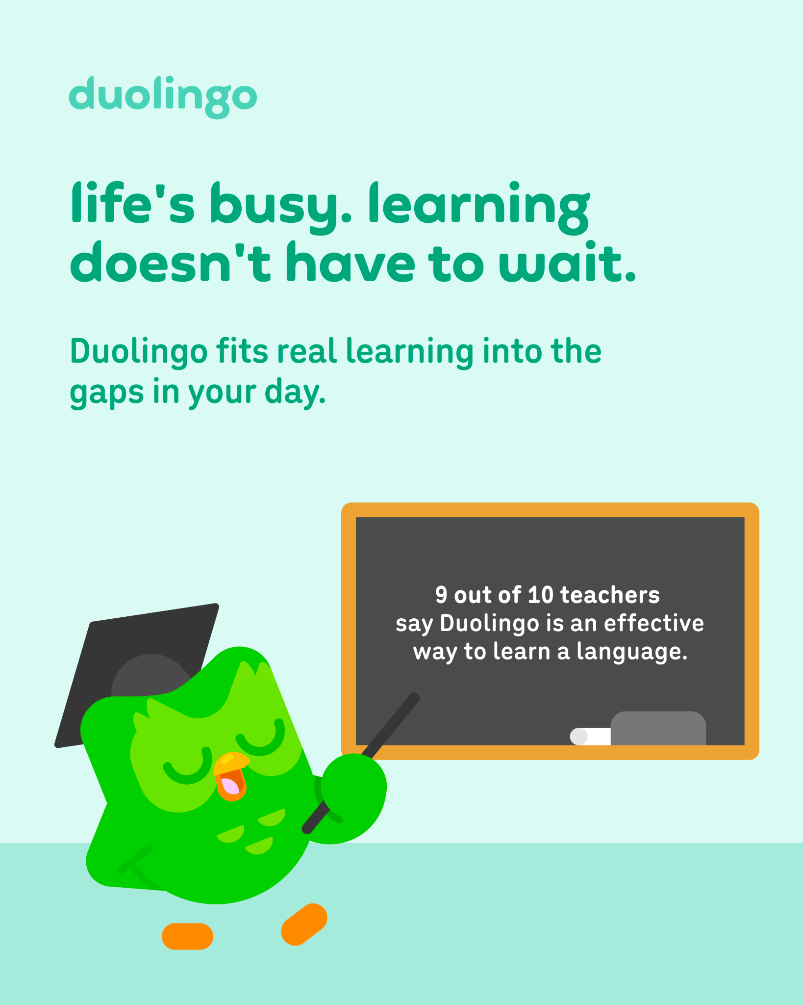 Duolingo Facebook ad
