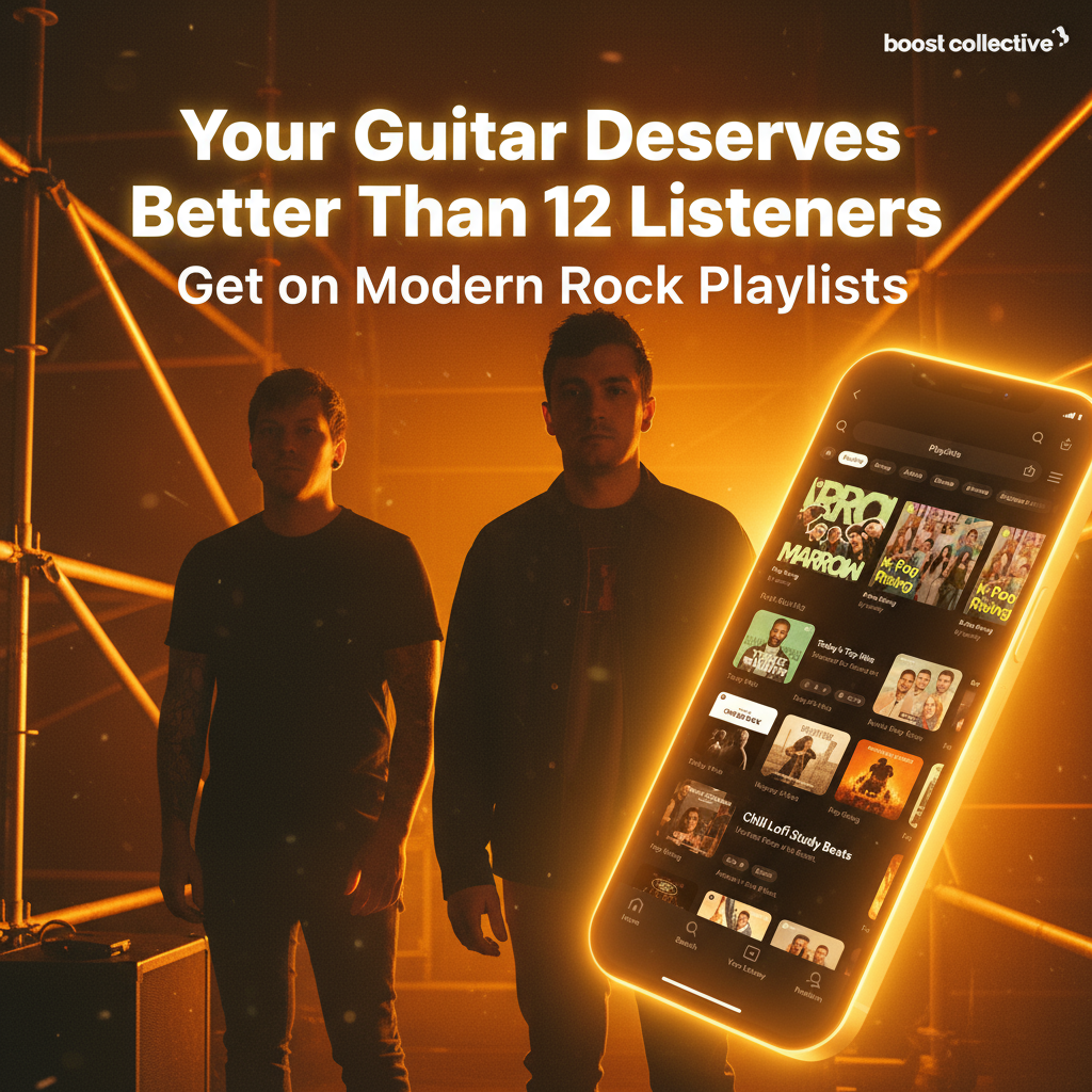 Playlist Booker Facebook ad