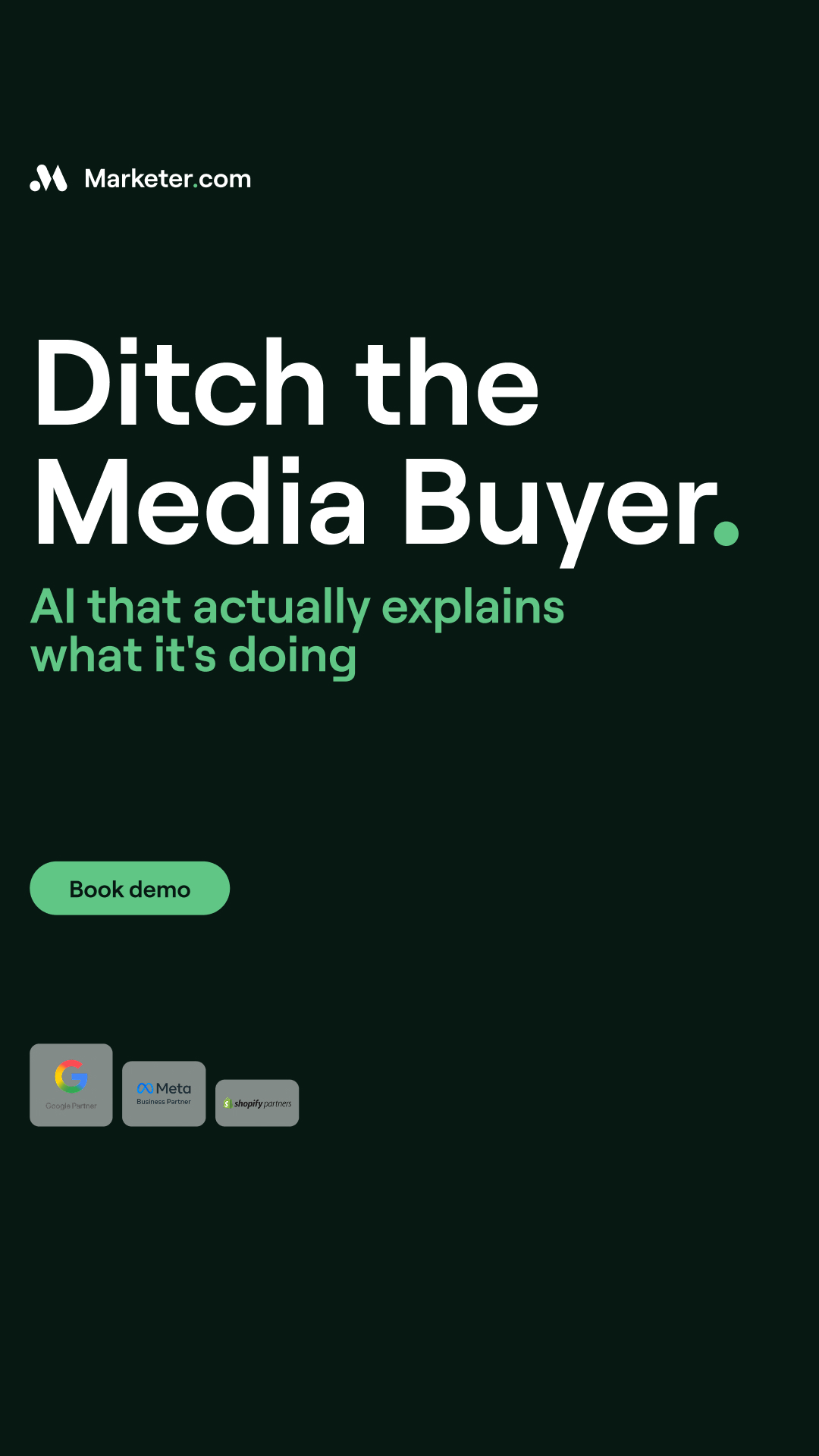 Marketer.com Facebook ad