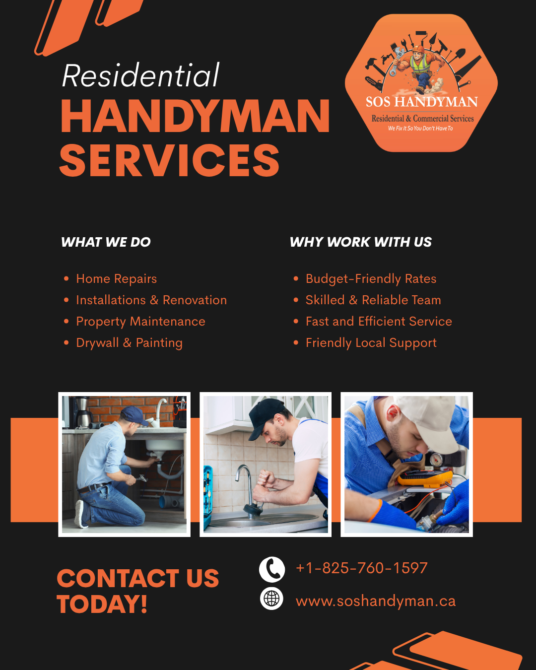 SOS Handyman Facebook ad