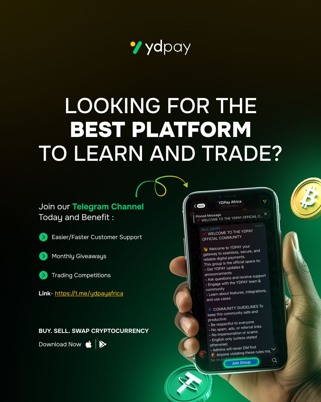 YDPay Africa Facebook ad