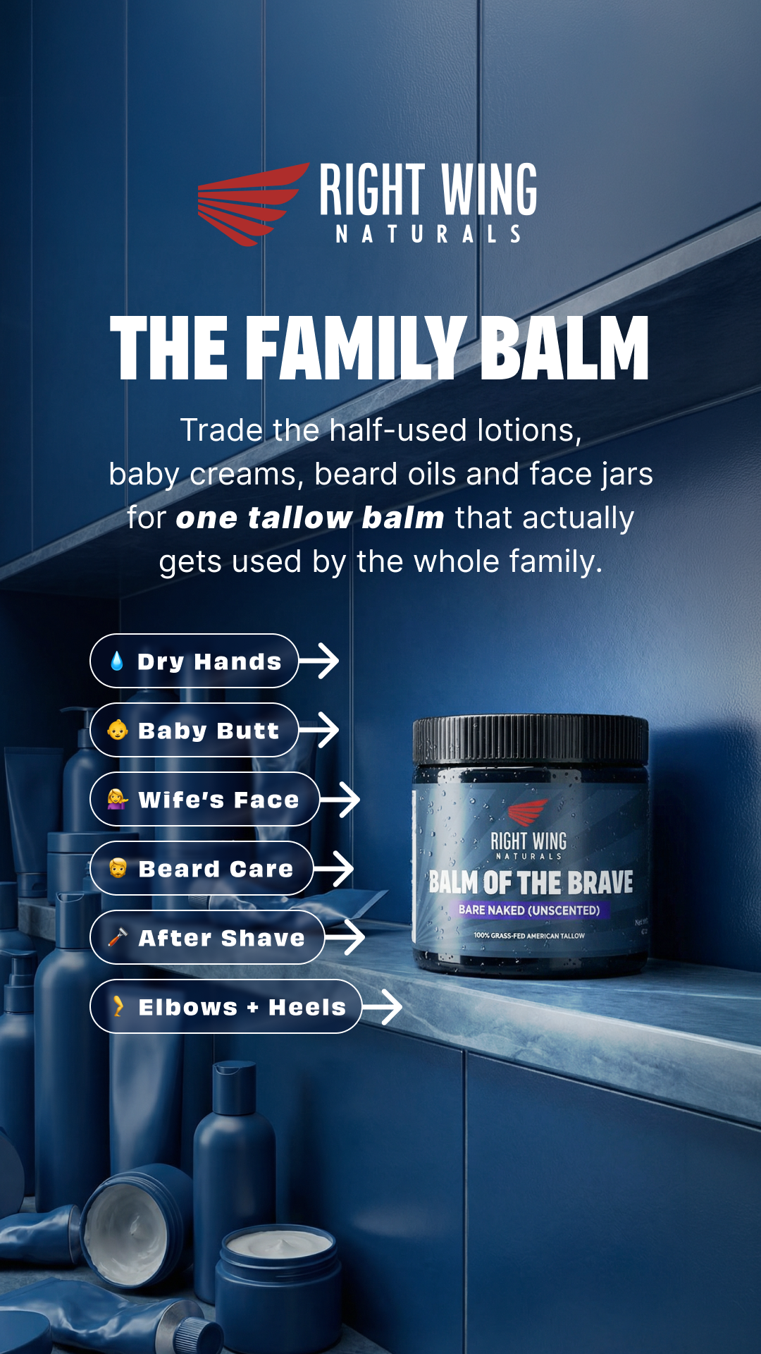RIGHT WING Naturals Facebook ad