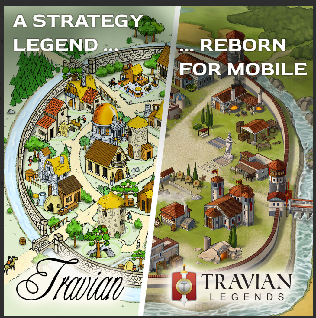 Travian: Legends Facebook ad