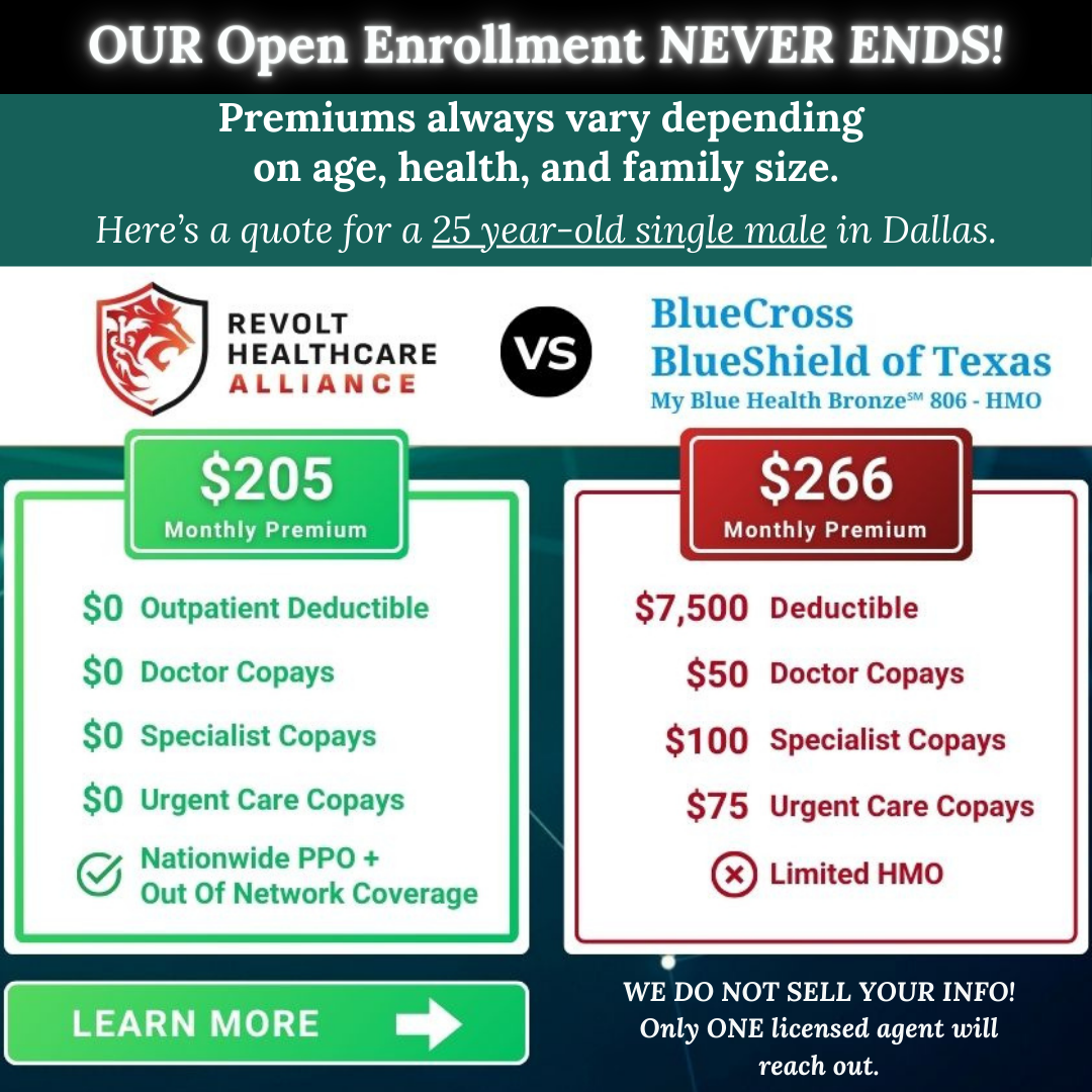 Revolt Healthcare Alliance Facebook ad